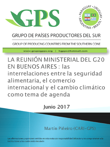 La reunión ministerial del G20 en Buenos Aires, por Martín Piñeiro