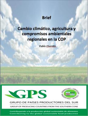 Brief GPS - Cambio climático, agricultura y compromisos ambientales regionales en la COP