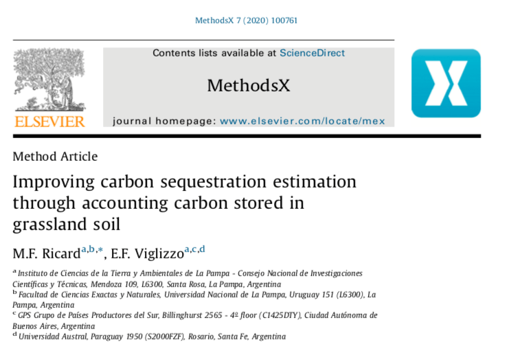 Improving carbon sequestration estimation through accounting carbon stored in grassland soil