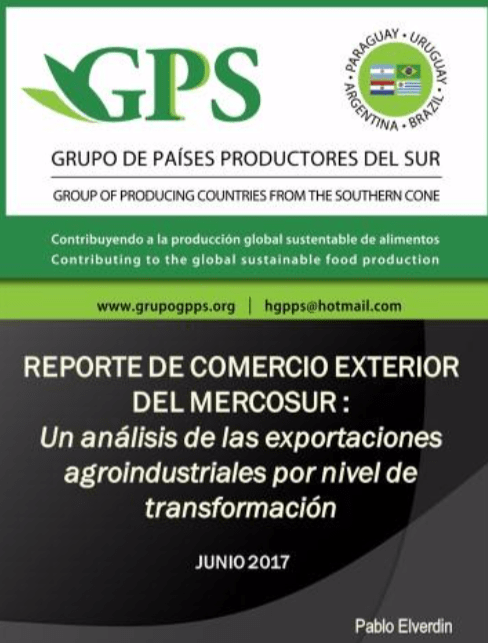 Reporte de Comercio Exterior del Mercosur: Un análisis de las exportaciones agroindustriales por nivel de transformación
